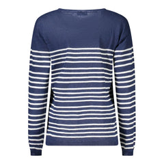 North Sails Blue Cotton Women Sweater - Sweaters
