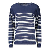 North Sails Blue Cotton Women Sweater - Sweaters