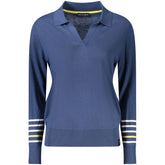 North Sails Blue Cotton Women Sweater - Sweaters