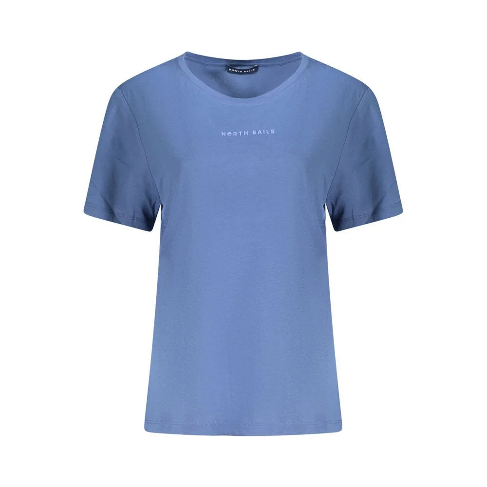 North Sails Blue Cotton Women T-Shirt - S - T-Shirts