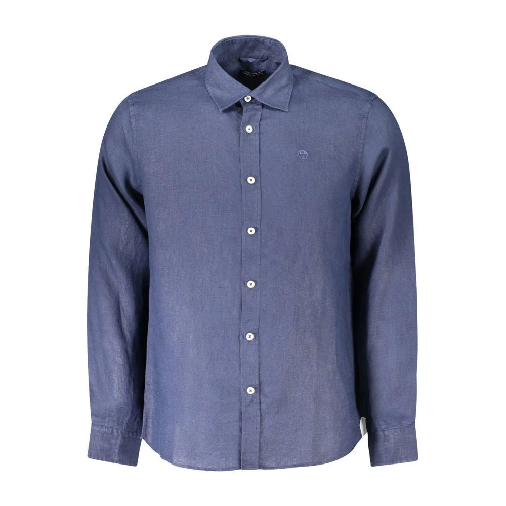 North Sails Blue Linen Shirt - Shirts