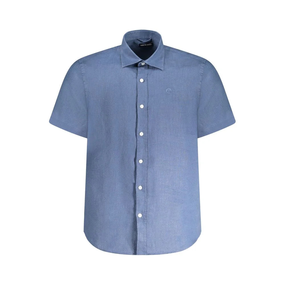 North Sails Blue Linen Shirt - Shirts