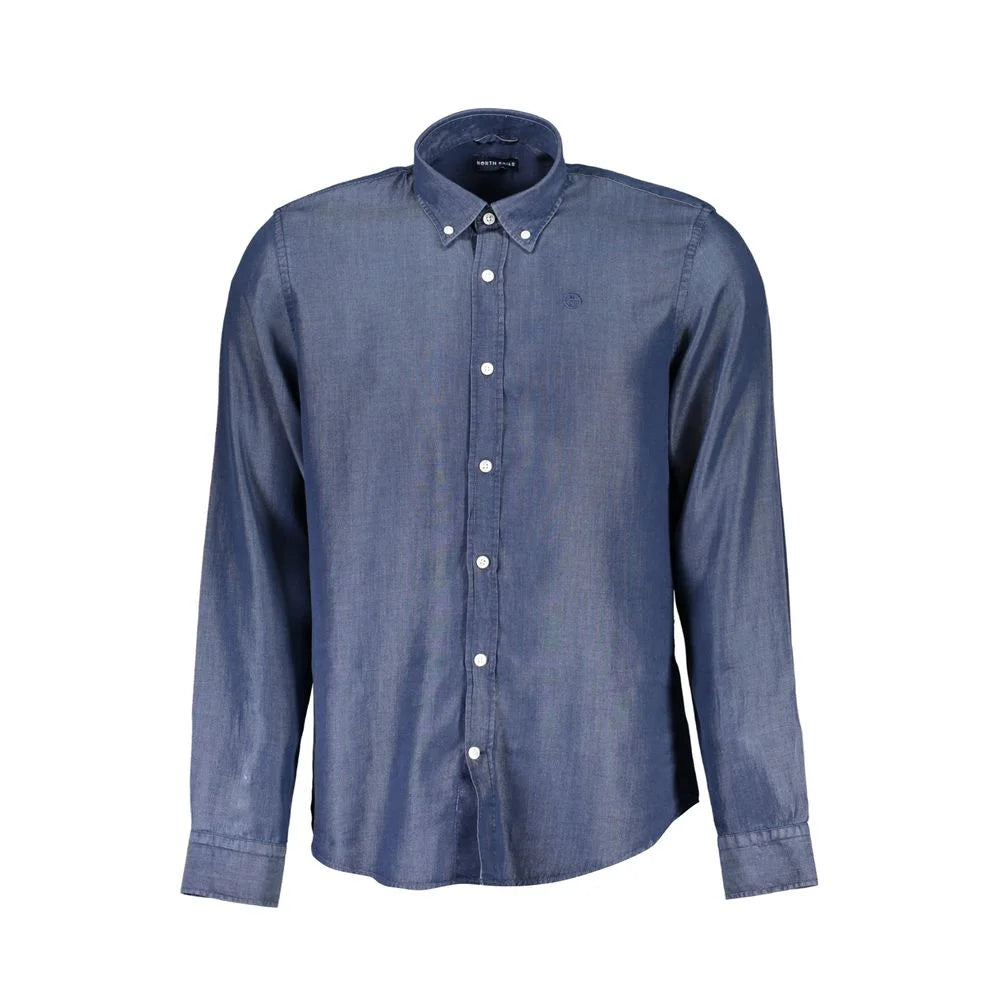 North Sails Blue Lyocell Shirt - S - Shirts