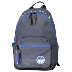 North Sails Blue Polyester Men Backpack - Laptop Backpacks