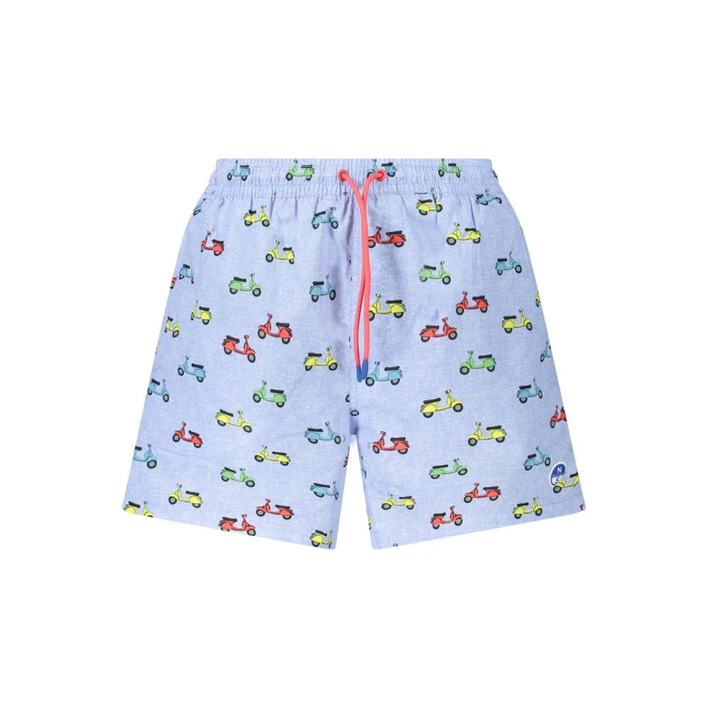 North Sails Blue Polyester Swimwear - Swim Boxers
