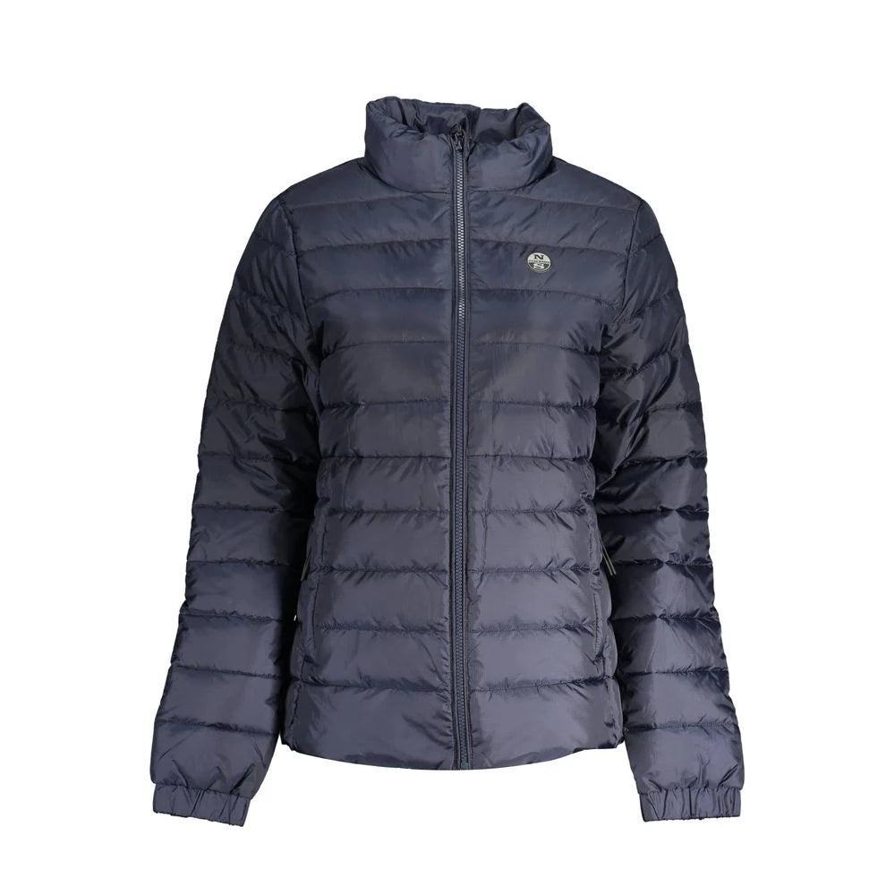 North Sails Blue Polyester Women Jacket - Puffer Jackets