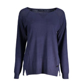 North Sails Blue Viscose Women Sweater - S - Sweaters