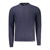 North Sails Blue Wool Men Sweater - Sweaters
