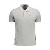 North Sails Brown Cotton Men Polo Shirt - Polos