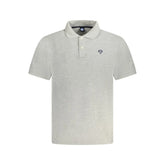 North Sails Brown Cotton Men Polo Shirt - Polos