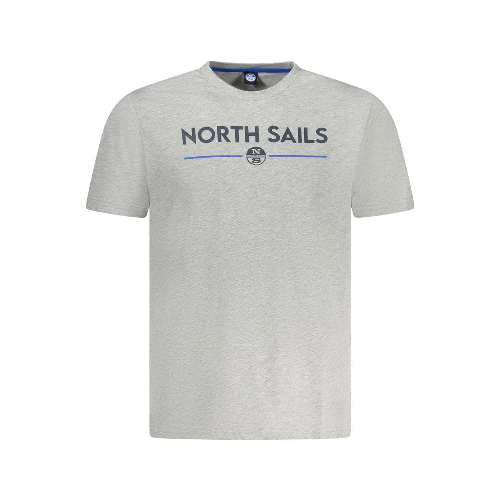 North Sails Brown Cotton Men T-Shirt - T-Shirts