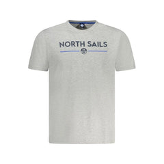 North Sails Brown Cotton Men T-Shirt - T-Shirts