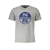 North Sails Brown Cotton Men T-Shirt - T-Shirts