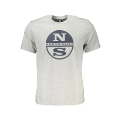 North Sails Brown Cotton Men T-Shirt - T-Shirts