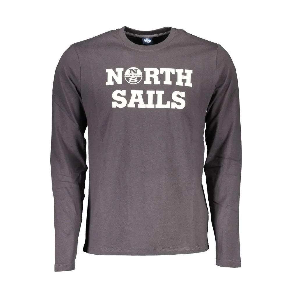North Sails Brown Cotton Men T-Shirt - XXL - T-Shirts