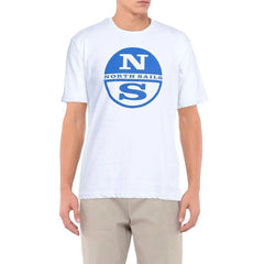 North Sails Crisp White Logo Cotton T-Shirt - T-Shirts