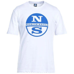 North Sails Crisp White Logo Cotton T-Shirt - T-Shirts