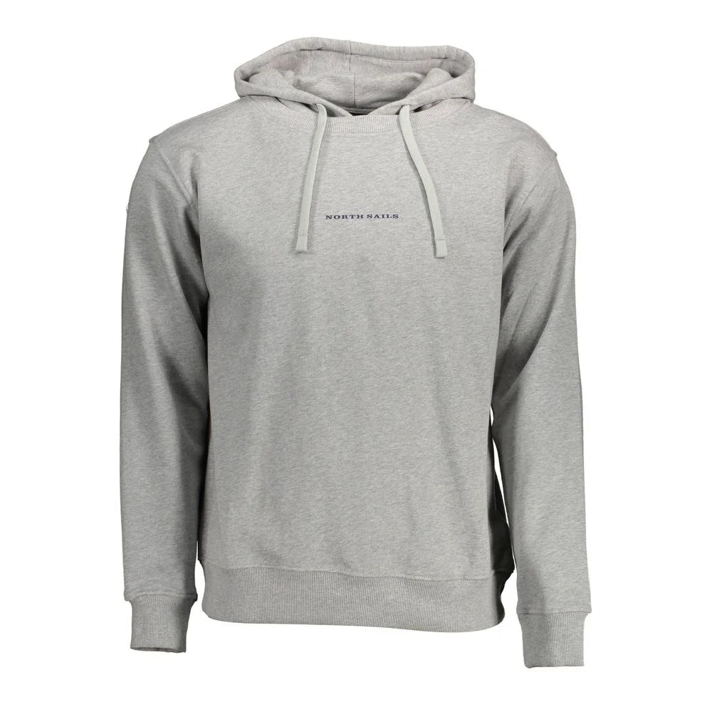 North Sails Gray Cotton Men Sweater - Hoodies