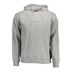 North Sails Gray Cotton Men Sweater - Hoodies