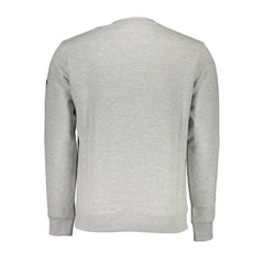 North Sails Gray Cotton Men Sweater - S - Sweatshirts