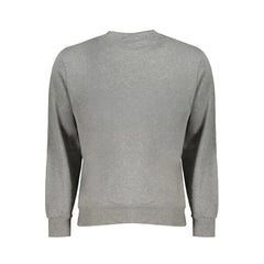 North Sails Gray Cotton Men Sweater - Sweatshirts