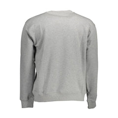 North Sails Gray Cotton Men Sweater - Sweatshirts