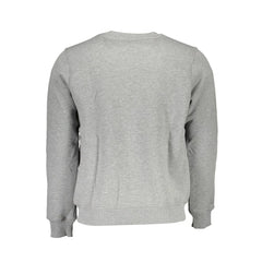 North Sails Gray Cotton Men Sweater - Sweatshirts