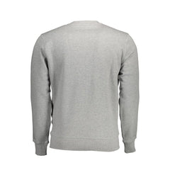North Sails Gray Cotton Men Sweater - Sweatshirts