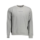 North Sails Gray Cotton Men Sweater - Sweatshirts