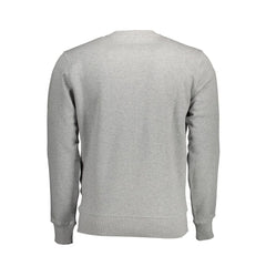 North Sails Gray Cotton Men Sweater - Sweatshirts