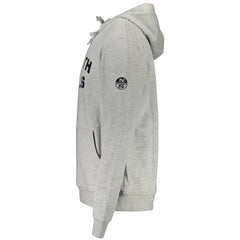 North Sails Gray Cotton Men Sweater - XXL - Hoodies