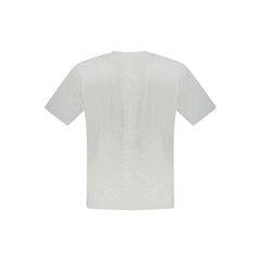 North Sails Gray Cotton Men T-Shirt