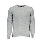 North Sails Gray Wool Men Sweater - 3XL - Sweaters
