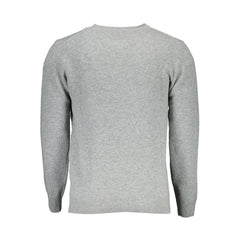 North Sails Gray Wool Men Sweater - 3XL - Sweaters