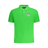 North Sails Green Cotton Men Polo Shirt - Polos