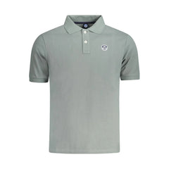 North Sails Green Cotton Men Polo Shirt - S - Polos