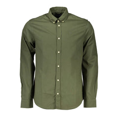 North Sails Green Cotton Men Shirt - Shirts