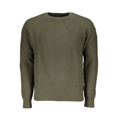 North Sails Green Cotton Men Sweater - Sweaters