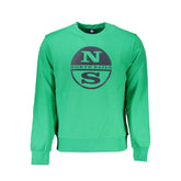 North Sails Green Cotton Men Sweater - Sweatshirts