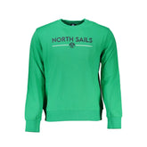 North Sails Green Cotton Men Sweater - Sweatshirts