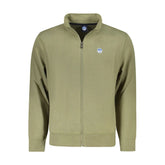 North Sails Green Cotton Men Sweater - Sweatshirts