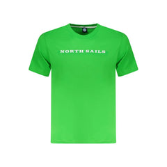 North Sails Green Cotton Men T-Shirt