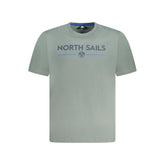 North Sails Green Cotton Men T-Shirt - T-Shirts