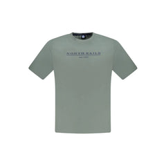 North Sails Green Cotton Men T-Shirt - T-Shirts