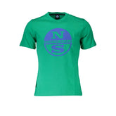 North Sails Green Cotton Men T-Shirt - T-Shirts