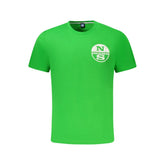 North Sails Green Cotton Men T-Shirt - T-Shirts