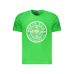 North Sails Green Cotton Men T-Shirt - T-Shirts