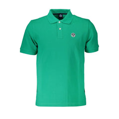 North Sails Green Cotton Polo Shirt - Polos