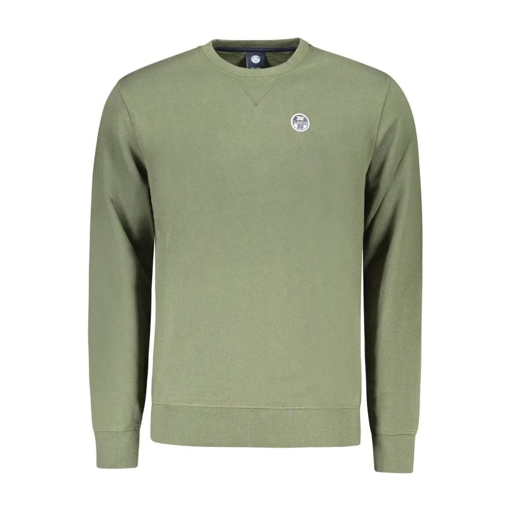 North Sails Green Cotton Sweatshirt - Sweatshirts