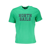 North Sails Green Cotton T-Shirt - T-Shirts
